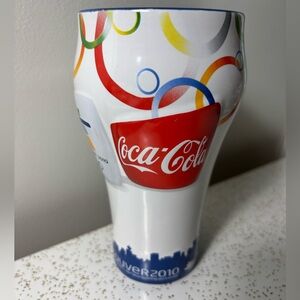 Collectible ceramic tumbler Vancouver 2010 Olympics Coca-Cola Coke